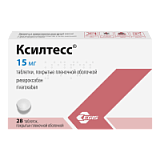 цена КСИЛТЕСС ТАБЛ. П/ПЛЕН/ОБ. 15МГ №28 в Доброй Аптеке купить КСИЛТЕСС ТАБЛ. П/ПЛЕН/ОБ. 15МГ №28 в Доброй Аптеке